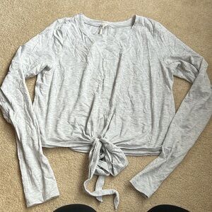 Lululemon front Tie long sleeve